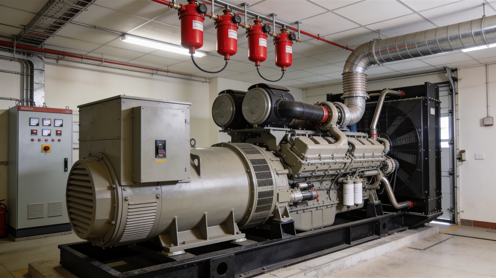 Generator Room Fire Suppression Dubai: Diesel Room Protection & Maintenance