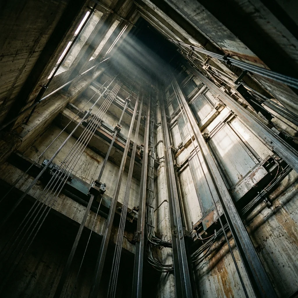 Lift shaft inspection for elevator maintenance Dubai