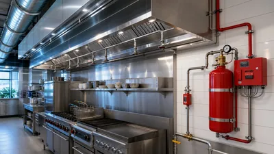 Kitchen hood fire suppression system Dubai