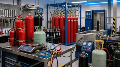 FM200 CO2 and extinguisher gas refilling Dubai