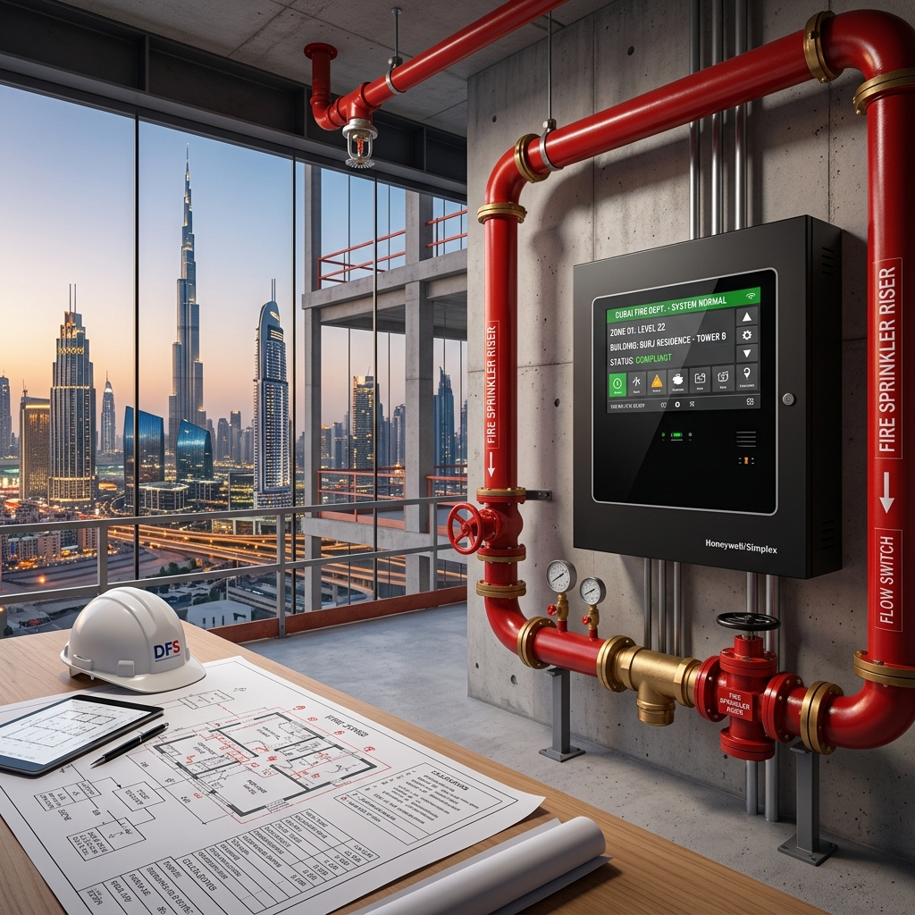 Dubai Civil Defence Approval for Fire Alarm and Fire-Fighting Systems in New Construction