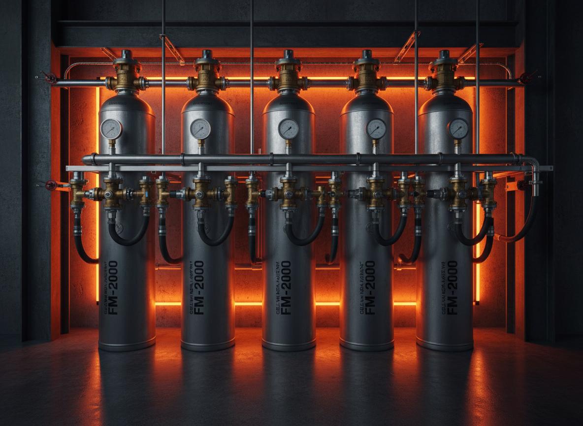 FM-200 fire suppression system